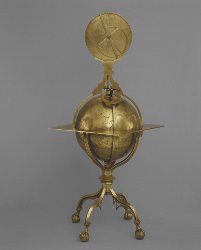 Globus nieba z astrolabium