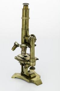 Mikroskop złożony firmy Gundlach, XIX wiek